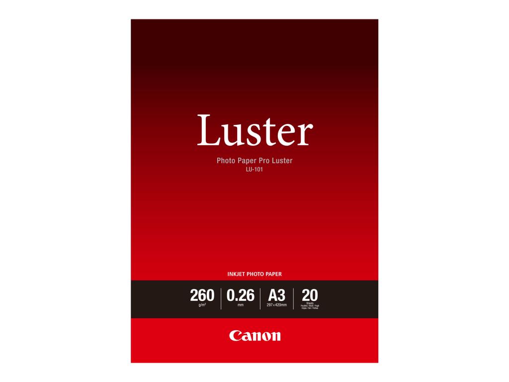 Image CANON Pro Luster LU-101 Fotopapier A3 20 SHEETS
