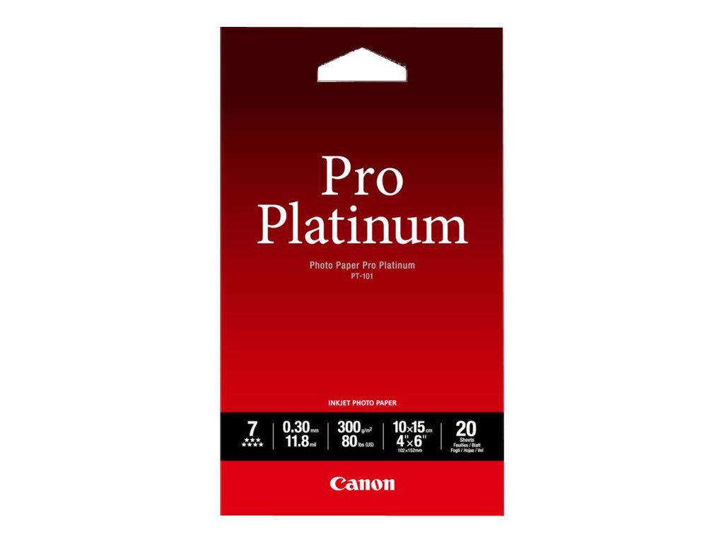 Image CANON Pro Platinum PT-101 Fotopapier 10x15 20Blatt
