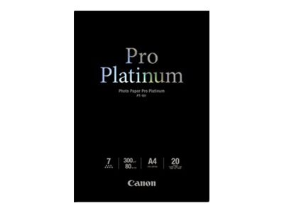 Image CANON Pro Platinum PT-101 Fotopapier A4 20Blatt
