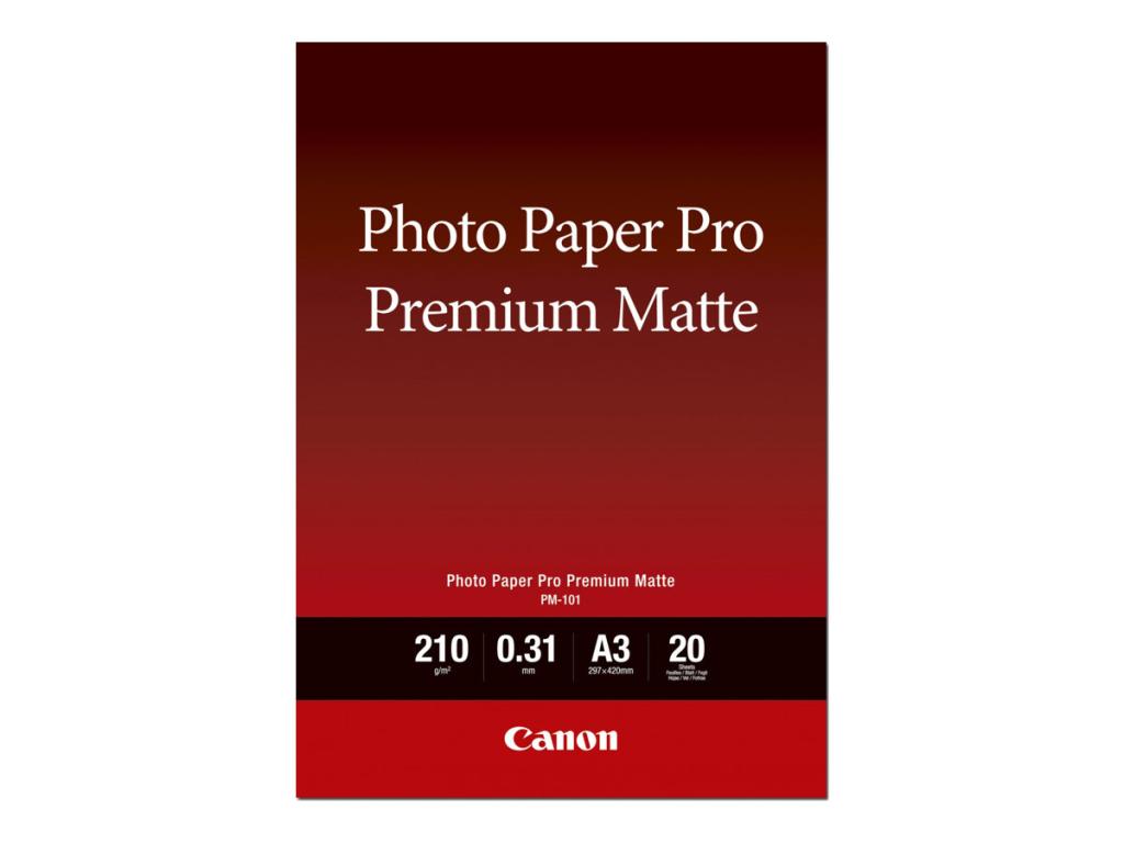Image CANON Pro Premium Matte PM-101 Fotopapier A3+ 20 Blatt
