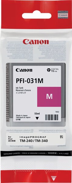 Image Tinte PFI-031M, magenta für IPF TA240 / TA340, Inhalt: 55 ml