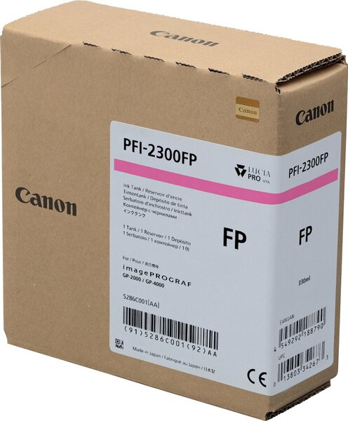 Image Tintenpatrone PFI-2300 FluorescentPink GP-4000, GP-2000