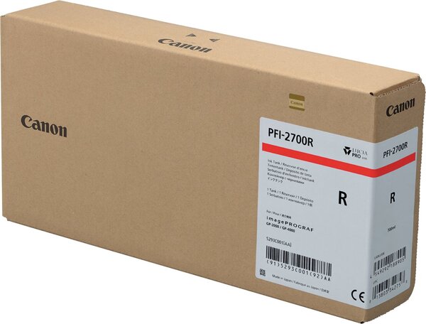 Image Tintenpatrone PFI-2700 Rot GP-4000, GP-2000