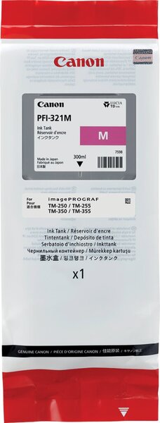 Image Tinte PFI-321M, magenta für iPF TM255, TM350, TM355