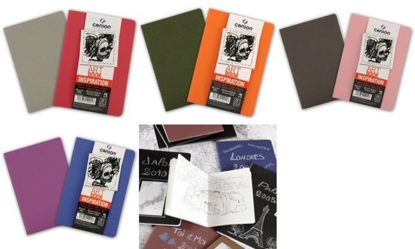 Image CANSON Skizzenheft Art Book Inspira tion, A4, rot / grau (5297893)