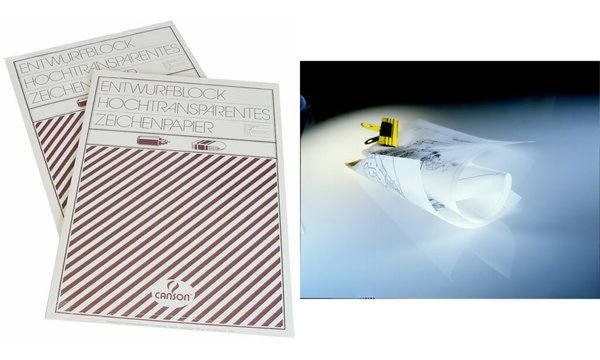 Image CANSON Zeichenblock, DIN A3, hochtr ansparent, 110/115 g/qm (5017126)