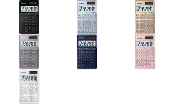 Image CASIO CS-SL-1000SC-GD Taschenrechner Tasche Einfacher Taschenrechner Gold (SL-1