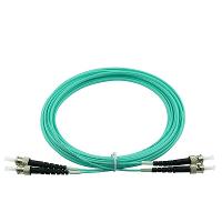 Image CBO BlueOptics LWL Patchkabel ST / ST MM OM3 aqua 1,0m