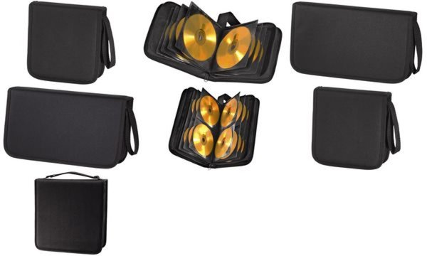 Image CD-/DVD-Nylontasche 104, Schwarz