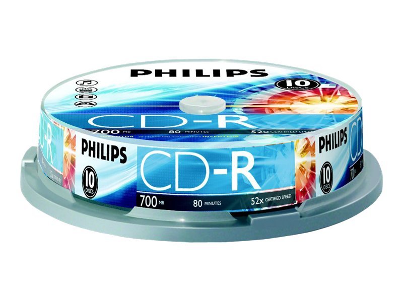 Image CD-R Philips 700MB 10pcs Spindel 52x