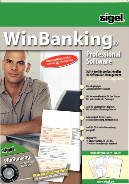 Image CD-R WinBanking inkl. 60 sortierte Bankformulare
