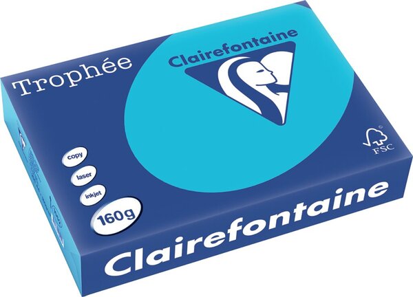 Image Trophee Farbiges Papier, DIN A4, 160g royalblau, für Laser-/Inkjetdrucker