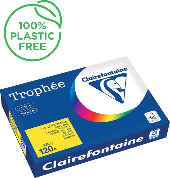 Image Kopierpapier,A4 120g, 250Blatt Trophee Intensiv, sonnenblumengelb