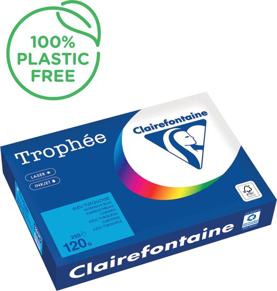 Image Kopierpapier,A4 120g, 250Blatt Trophee Intensiv, karibikblau