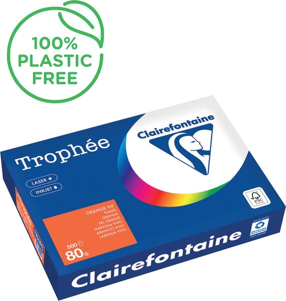 Image Kopierpapier,A4 80g, 500Blatt Trophee Intensiv, orange