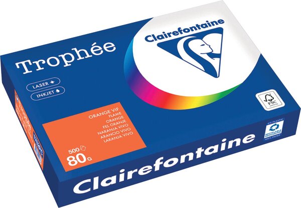 Image Kopierpapier,A3 80g, 500Blatt Trophee Intensiv, orange