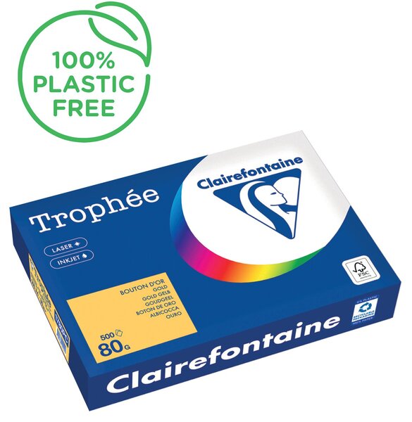 Image Kopierpapier,A4 80g, 500Blatt Trophee Pastell, goldgelb