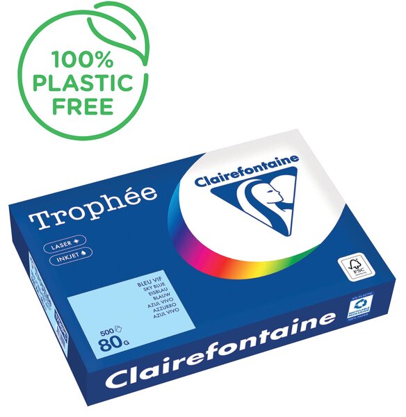 Image Kopierpapier,A4 80g, 500Blatt Trophee Pastell, eisblau