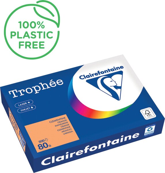 Image Kopierpapier,A4 80g, 500Blatt Trophee Pastell, mandarine