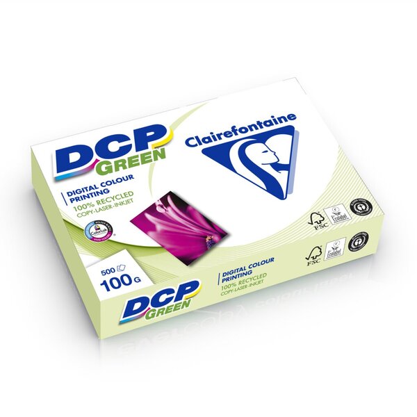 Image DCP green Kopierpapier, A4, weiß, 100g, 500 Blatt, Recycling,