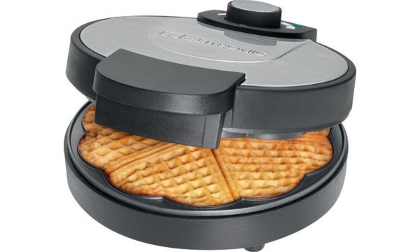 Image CLATRONIC Waffeleisen WA 3492, Edel stahl/schwarz (95273627)