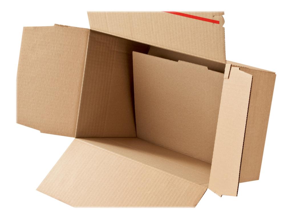 Image COLOMPAC Blitzbodenkarton mit Selbstklebeverschluss mit Aufreißfaden, schnelles