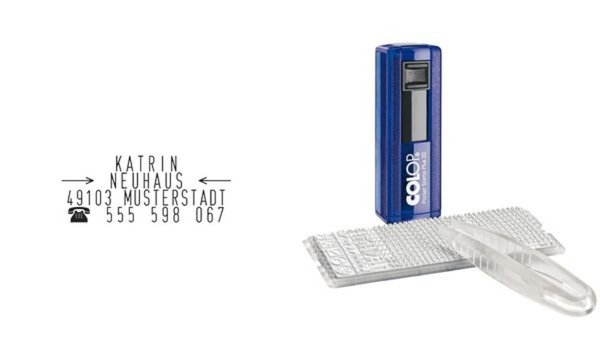 Image COLOP Taschenstempel D-I-Y Sets P ocket Stamp Plus 20 Set (62518063)