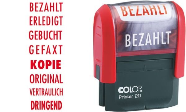 Image COLOP Textstempel Printer 20 L GES CANNT, mit Textplatte (62518268)