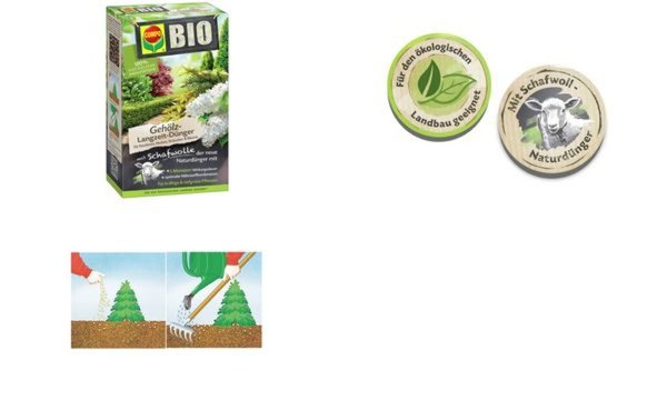 Image COMPO BIO Gehölz Langzeit-Dünger mi t Schafwolle, 2 kg (60010087)