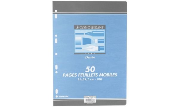 Image CONQUERANT Sept Zeichnen-Ringbuchei nlagen, 25 Blatt (339207600)