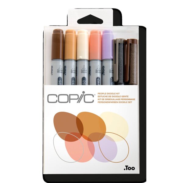 Image COPIC Marker ciao, 7er Set "Doodle Kit People" Der Marker zum Layouten, Skizzie