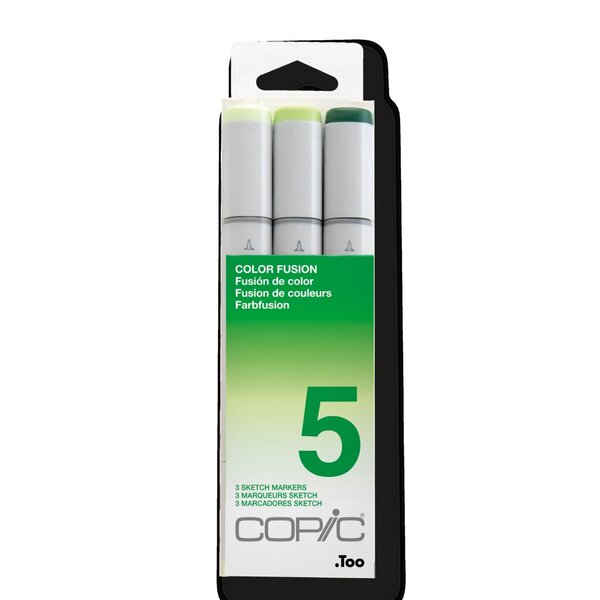 Image COPIC Marker sketch, 3er Set "Color 12,70cm (5") Tinte auf Alkoholbasis, schnel