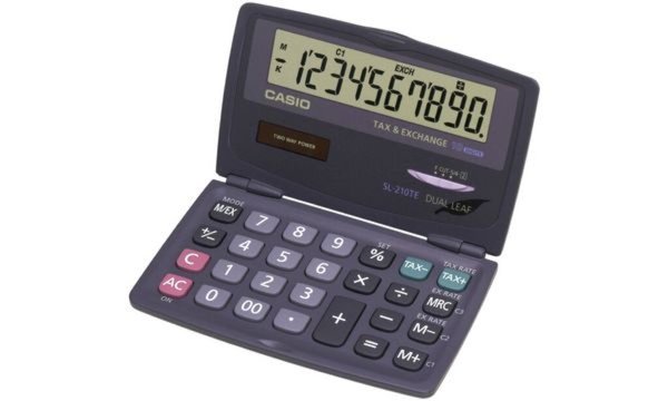 Image Casio SL-210TE - für Steuer- und Währungsberechnung