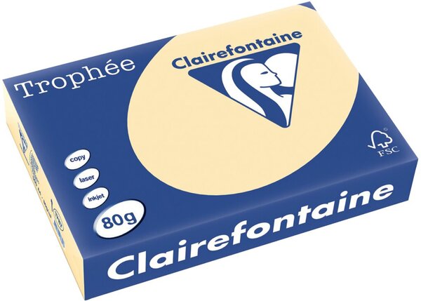 Image Clairalfa Multifunktionspapier Trophée, A4, 80 g/qm, chamois