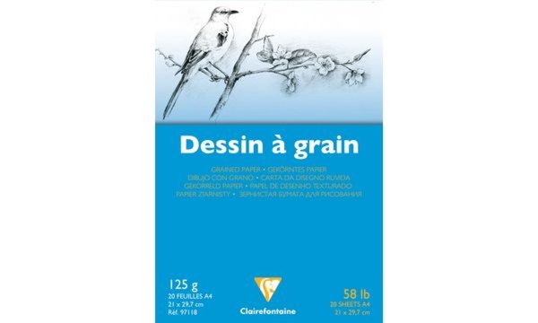 Image Clairefontaine Zeichenpapierblock à Grain, 240 x 320 mm (87000460)