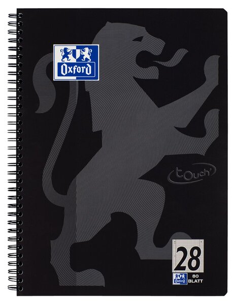 Image Collegeblock, A4+, L28 liniert, schw. 80 Blatt, 90g, Rand links und rechts