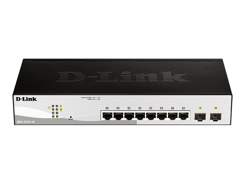 Image D-LINK 10-Port Layer2 Smart Managed Gigabit Switchdlink|green 3.0, 8x 10/100/10