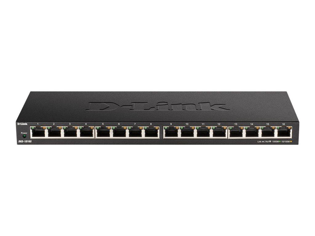 Image D-LINK 16-Port 10/100/1000Mbps Unmanaged Gigabit Ethernet Switch