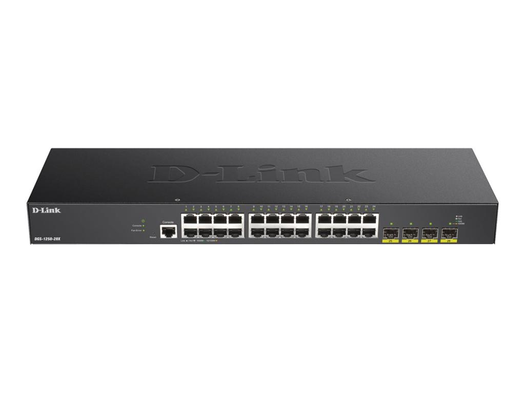 Image D-LINK 28-Port Smart Managed Gigabit Switch 4x 10Gdlink|green 3.0, 24x 10/100/1