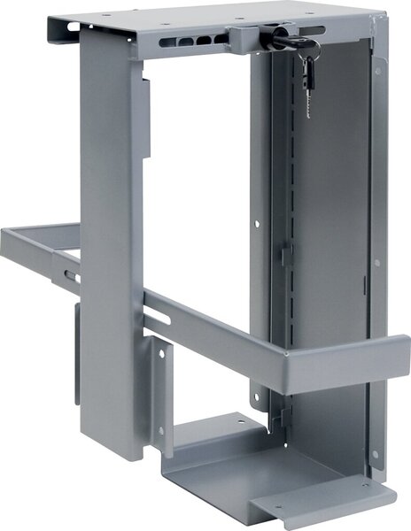 Image Viewgo Computerhalterung silber, für Schreibtische, abschließbar