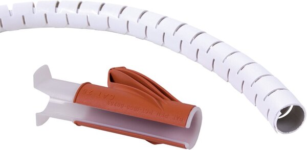 Image Addit Kabelschlucker mit Einzugshilfe weiß Ø 15mm x 3m, 2 Jahre Garantie