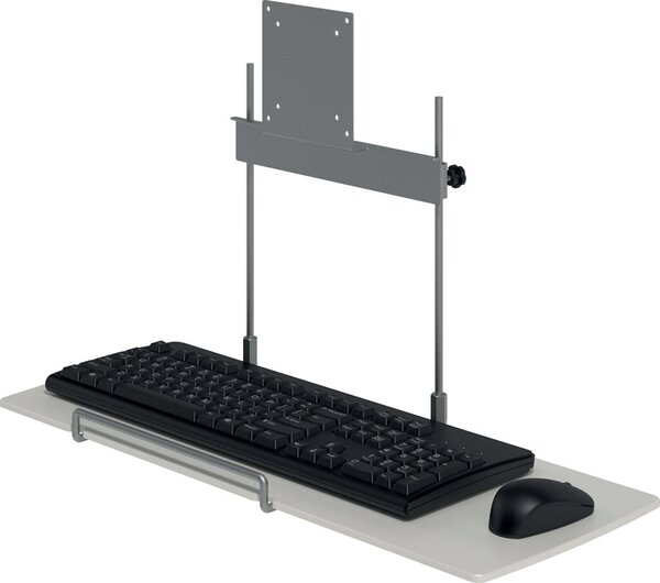 Image Viewmate Tastatur- & Mausablage silber Höheneinstellungsbereich von 230 mm