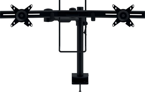 Image Viewmate Doppel-Monitorarm schwarz Höhenverstellung mit Klemmhebel