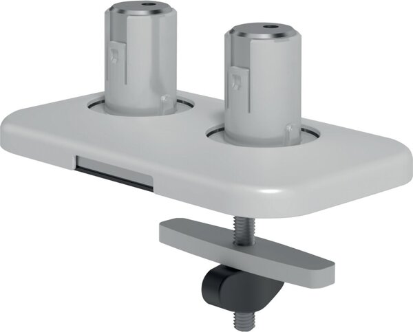 Image Viewprime Durchtisch-Befestigung für dualen Monitorarm (65210) weiß