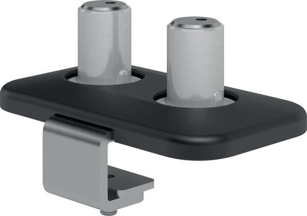 Image Vieprime Tischklemmen-Befestigung S für dualen Monitorarm (65213) schwarz