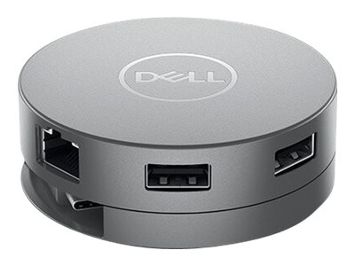 Image DELL Mobile Adapter DA310 - Dockingstation - USB-C - VGA, HDMI, DP, USB-C - Gig