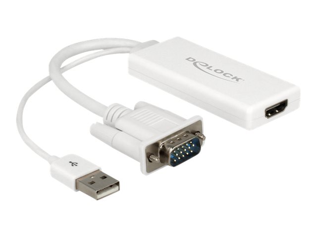 Image DELOCK  Adapter VGA+Audio zu HDMI mit Kabel