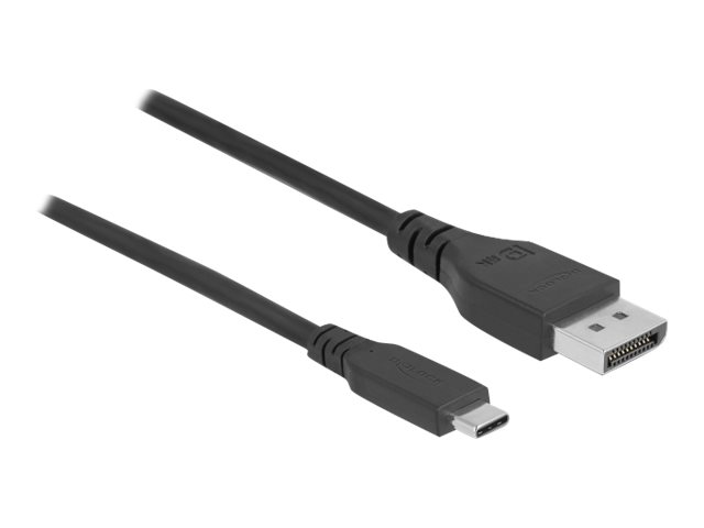 Image DELOCK Bidirektionales USB Type-C zu DisplayPort Kabel DP Alt Mode 8K 60 1,5m D