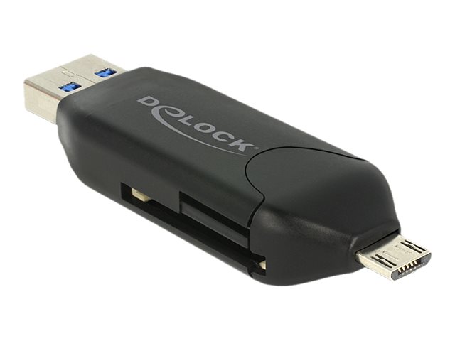 Image DELOCK Card Reader OTG USB 3.0 SD + microSD für Smartphones