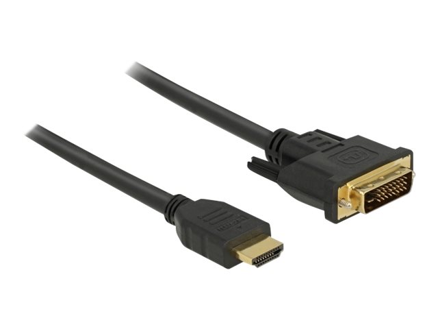 Image DELOCK HDMI zu DVI 24+1 Kabel bidirektional 2 m
